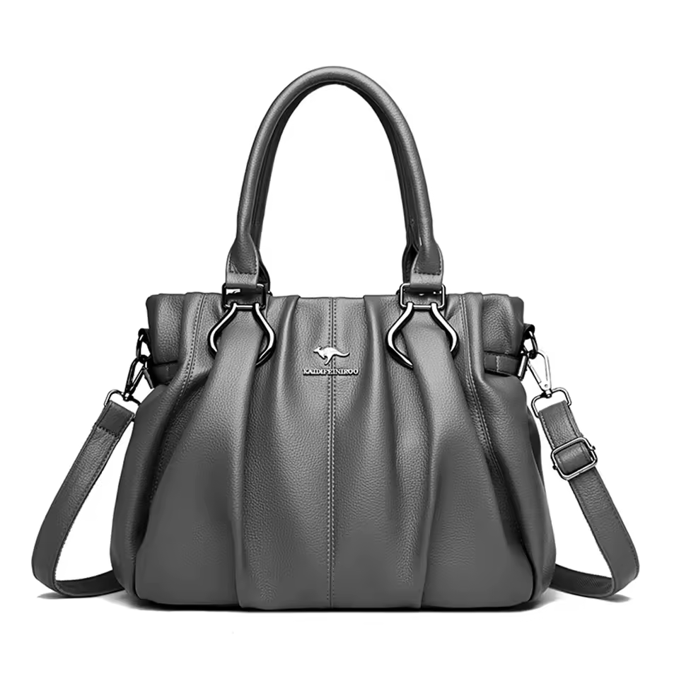 Casual Designer Soft Leather Commuting Genuine Hand Bags - Image 11