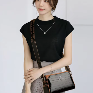 Casual Soft Leather Interior Slot Pocket Crossbody Bag
