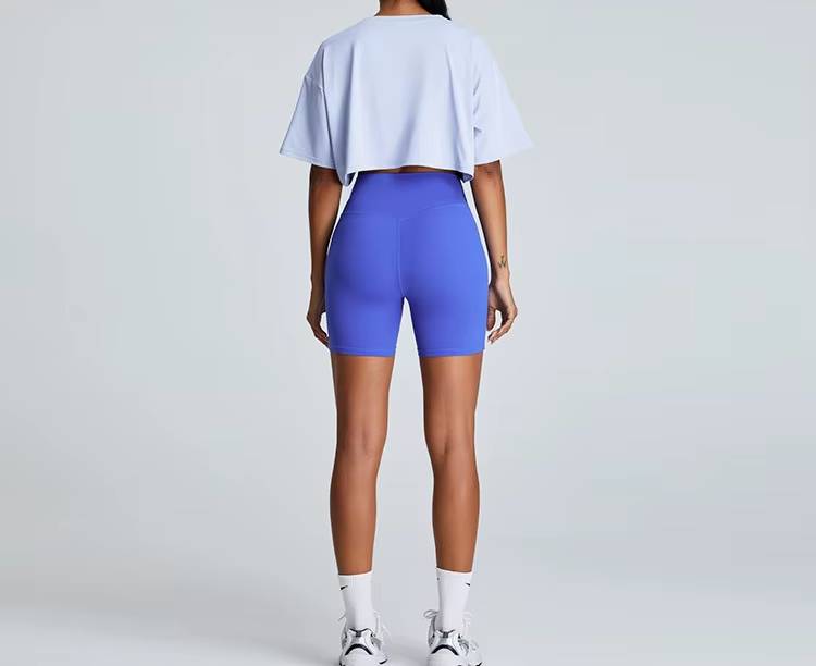 Yoga Short Sleeves Loose and Breathable Quick Drying T-shirts - Image 3