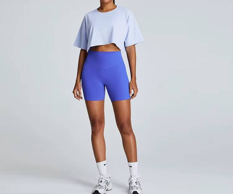 Yoga Short Sleeves Loose and Breathable Quick Drying T-shirts