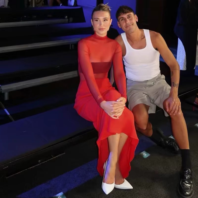 Elegant See Through Turtleneck Floor-Length High Waist Mesh Maxi Dress - Image 5