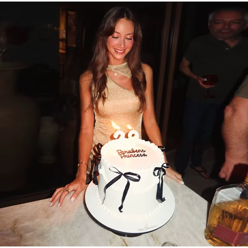 Elegant Sequin Hallow Out O-neck Knot High Split Long Sleeveless Midi Dresses - Image 4