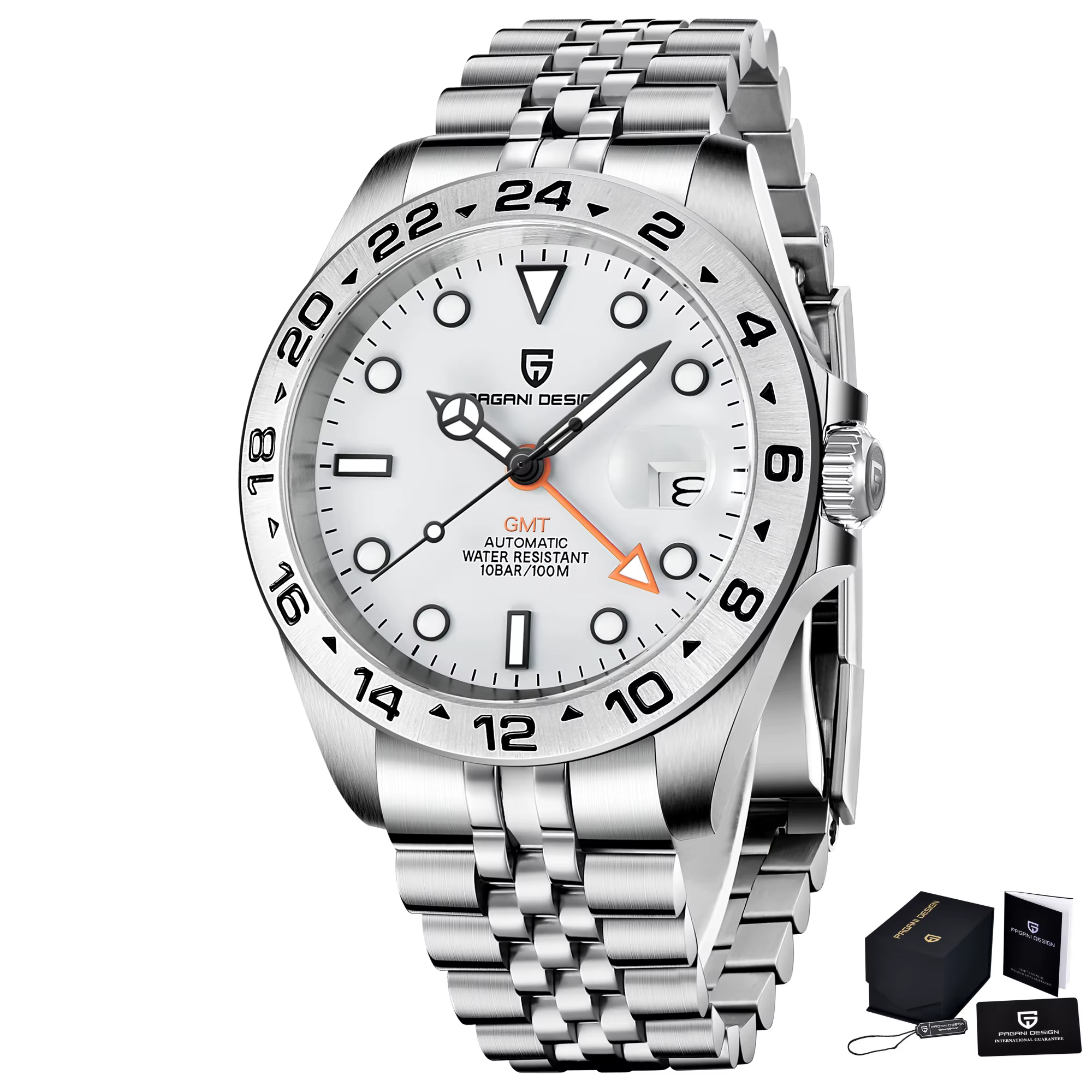 Sapphire Stainless Steel Waterproof Men's Automatic Mechanical Watches - Image 2
