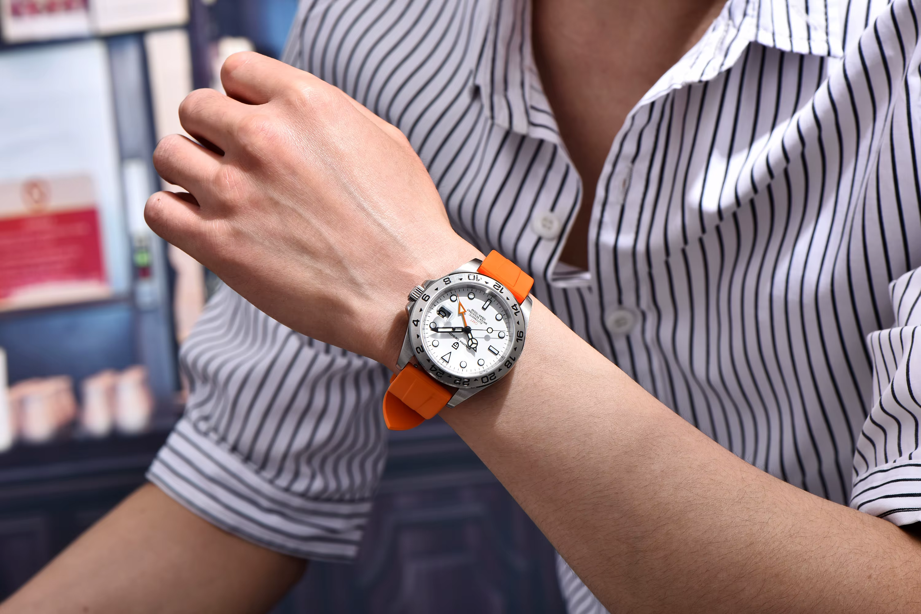 Casual Sapphire Waterproof Men's Automatic Mechanical Watches