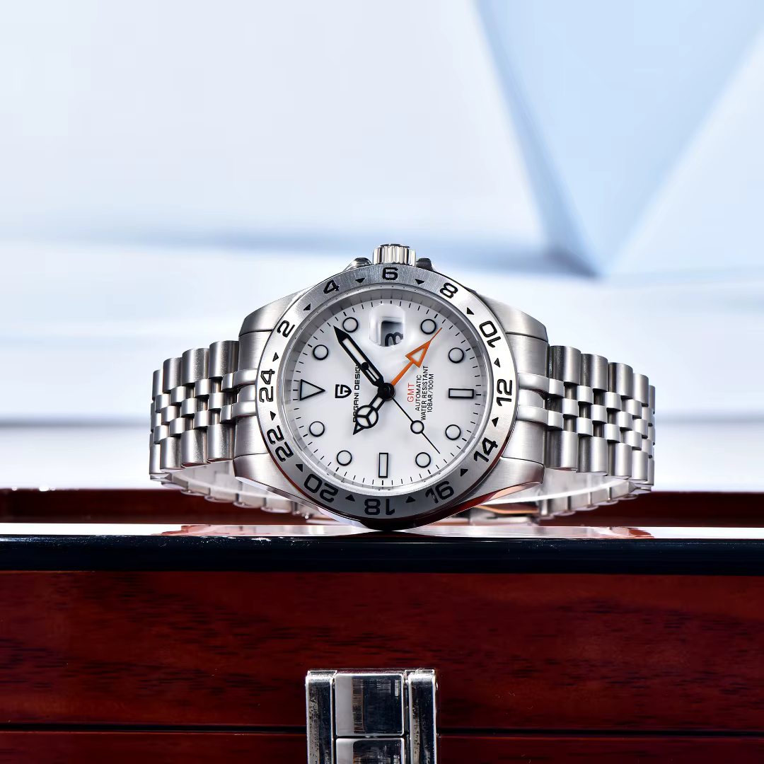 Sapphire Stainless Steel Waterproof Men's Automatic Mechanical Watches - Image 3