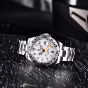 GMT 42mm Sapphire Stainless Steel Waterproof Men's Automatic Mechanical Watches