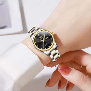 Luxury Stainless Steel Waterproof Elegant Lady Business Wrist Watch