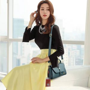 Luxury Versatile Designer Crocodile Leather Crossbody Bags