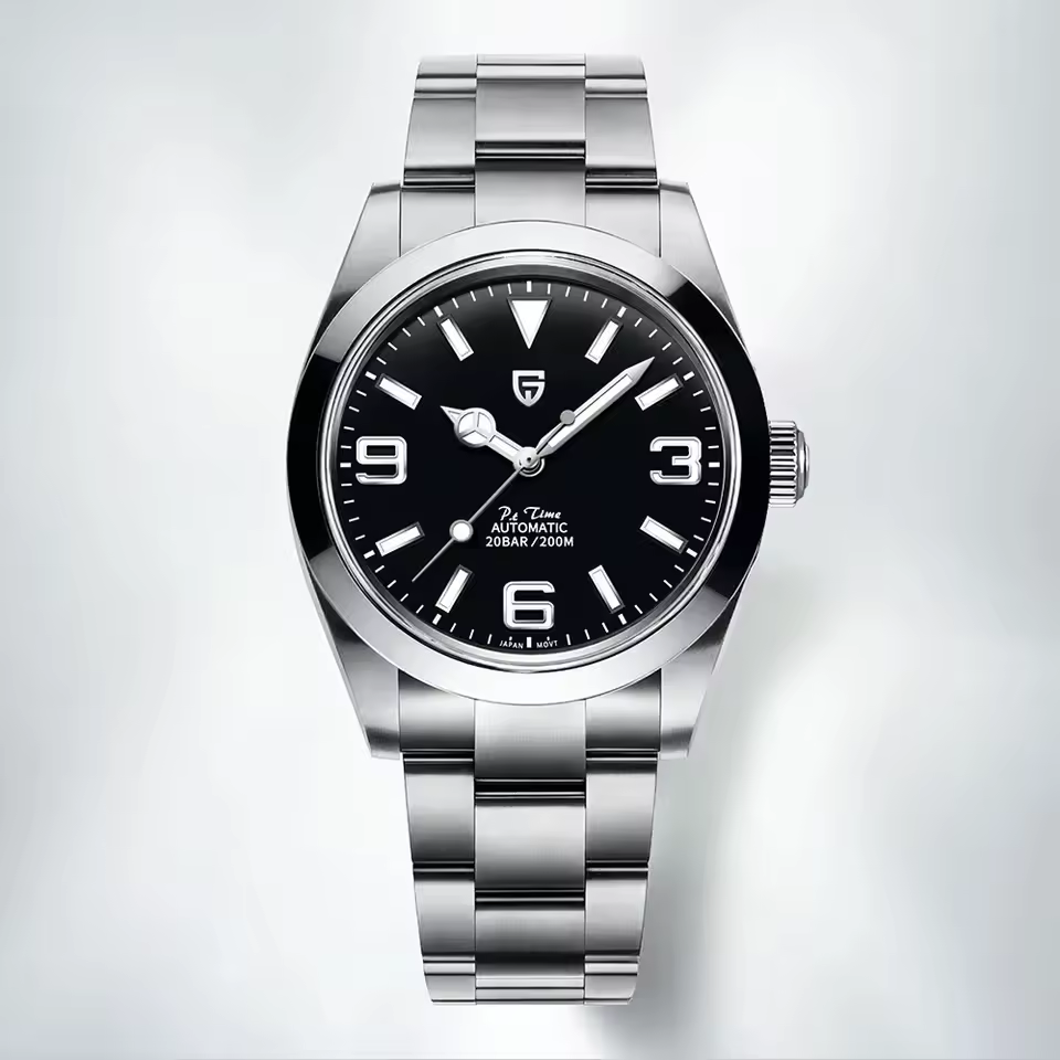 Men's Automatic Watches 40MM Stainless Steel Mechanical Wristwatch