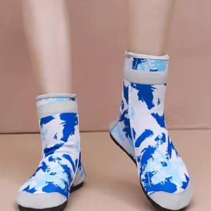 Printed Non-Slip Beach Resort Wear Style Comfy Socks