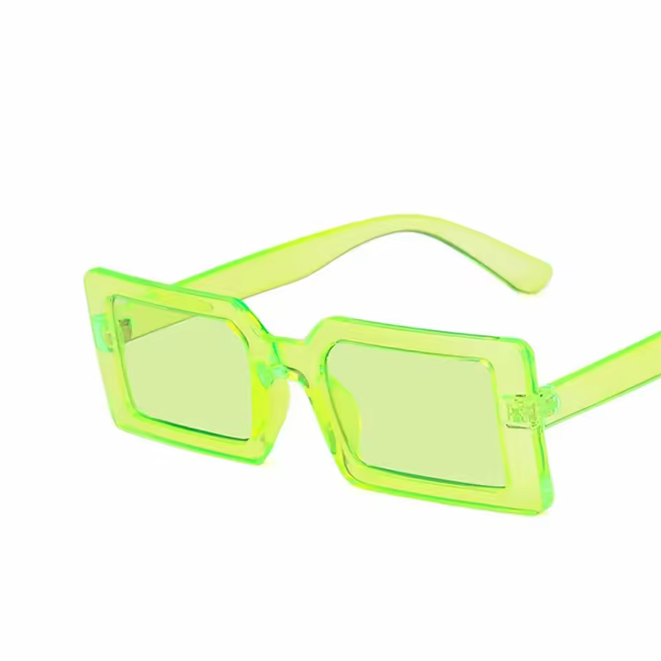 Retro Anti-reflective UV400 Small Frame Rectangle Sun Glasses
