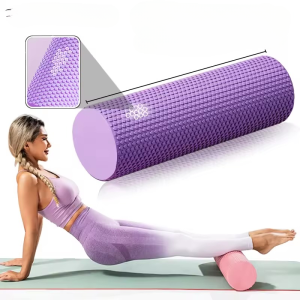 Round EVA Foam Cylinder Hexagonal Roller for Pilates Exercise