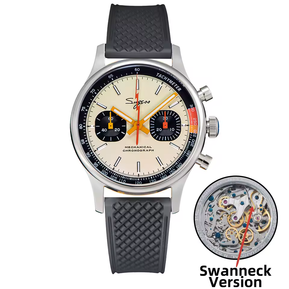Sapphire Crystal Racing V2 Chronograph Mechanical Wristwatches - Image 2