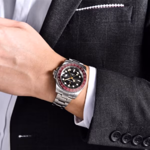 Automatic Waterproof Stainless Arabic Numeral Markers Men Watches