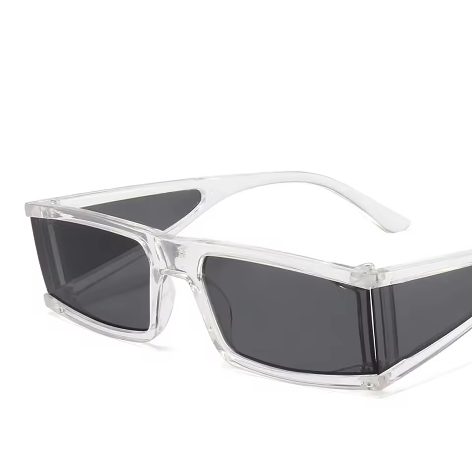 Small Frame Trending Shades UV400 Eye Retro Punk Square Sunglasses - Image 6