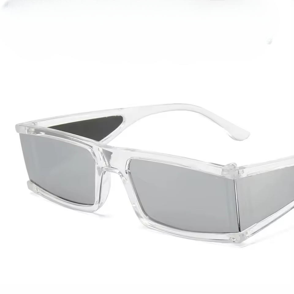 Small Frame Trending Shades UV400 Eye Retro Punk Square Sunglasses - Image 7