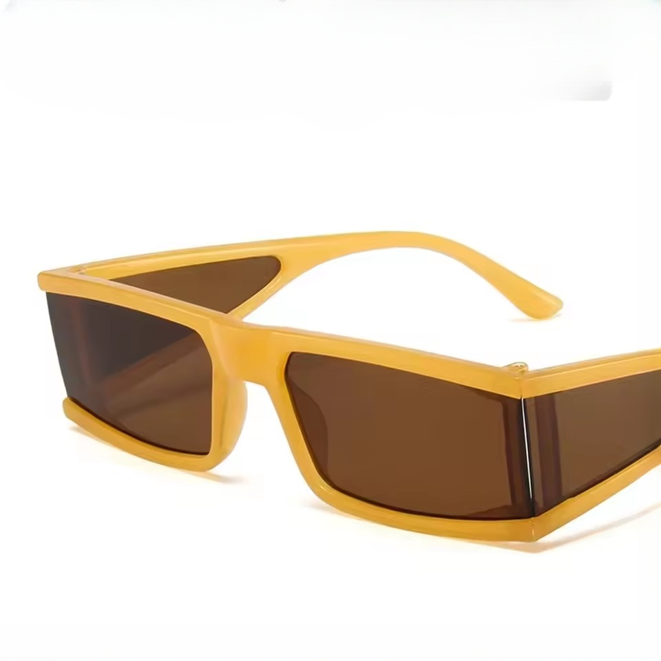 Small Frame Trending Shades UV400 Eye Retro Punk Square Sunglasses - Image 8
