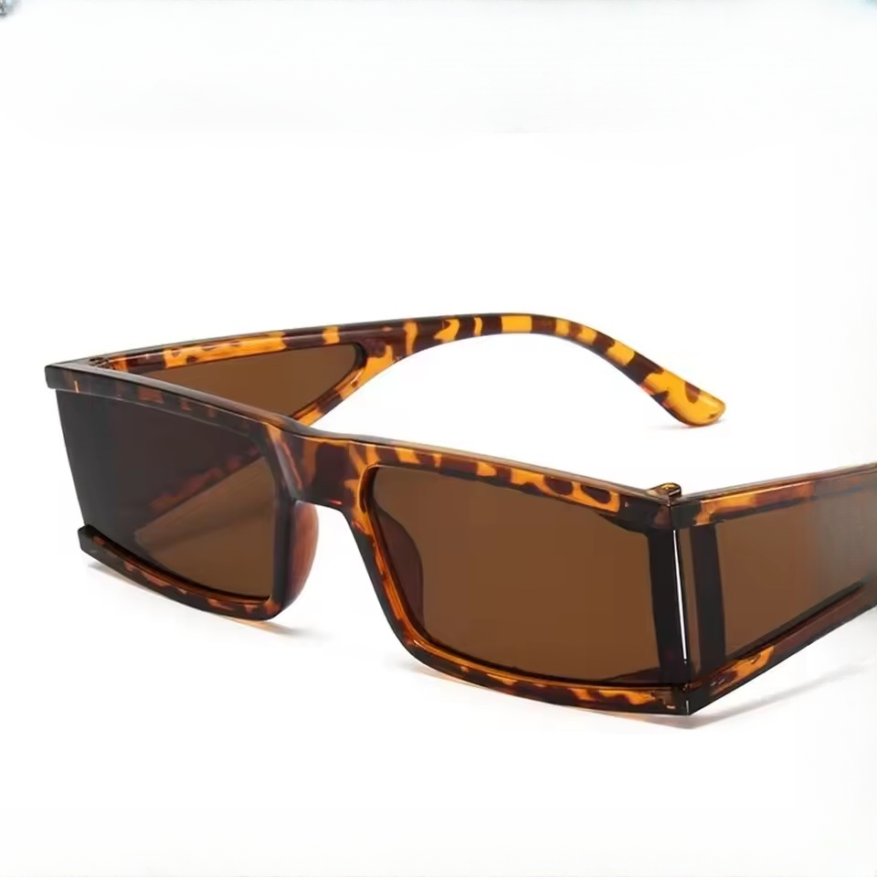 Small Frame Trending Shades UV400 Eye Retro Punk Square Sunglasses - Image 9