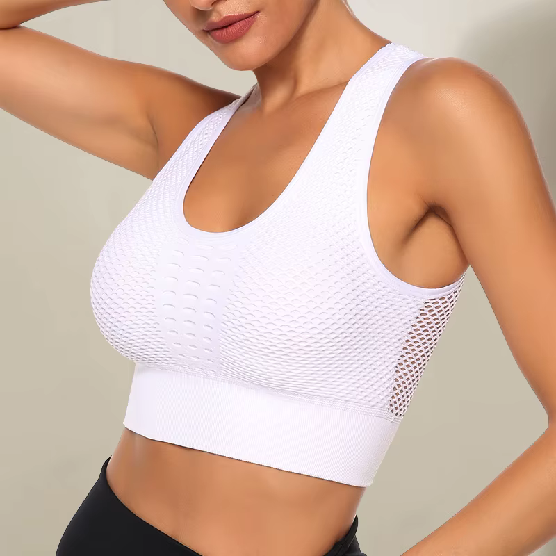 Trendy Backless Solid Quick Dry Running Sports Top - Image 8