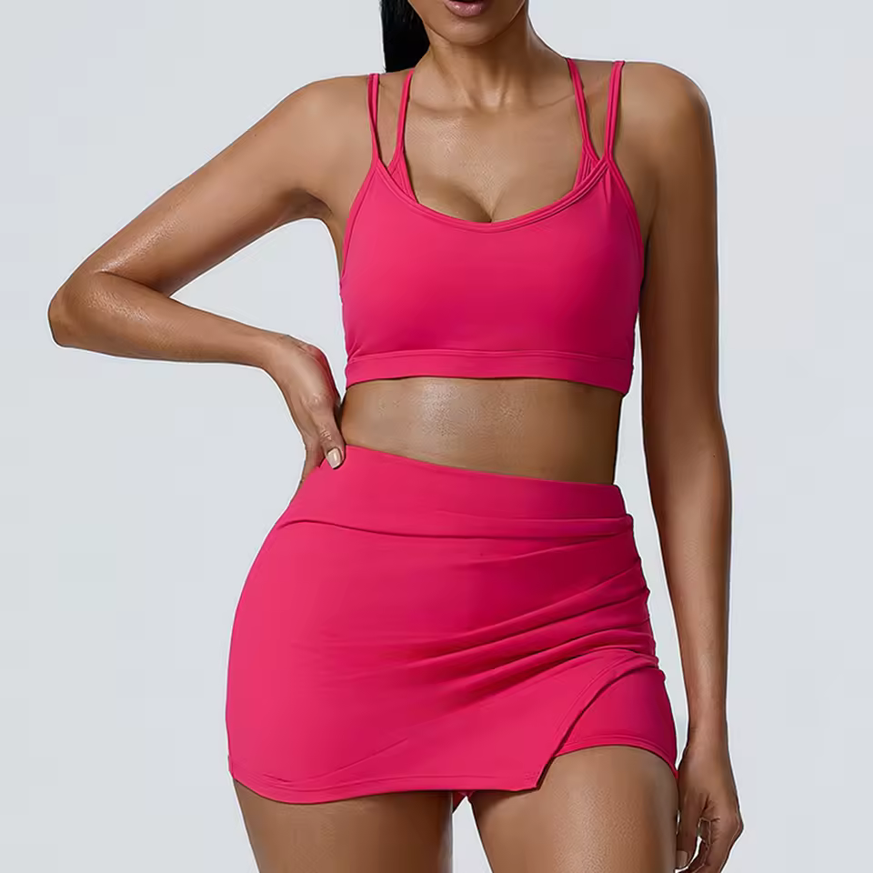 Trendy Bra And High Waist Shorts 2 Piece Set Tracksuit - Image 3