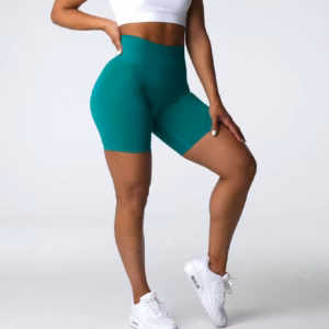 Trendy Breathable Geometric Bicycle Shorts Active Wear