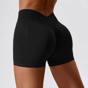 Trendy Breathable Scrunch Sports Buttock Lift Cycling Shorts