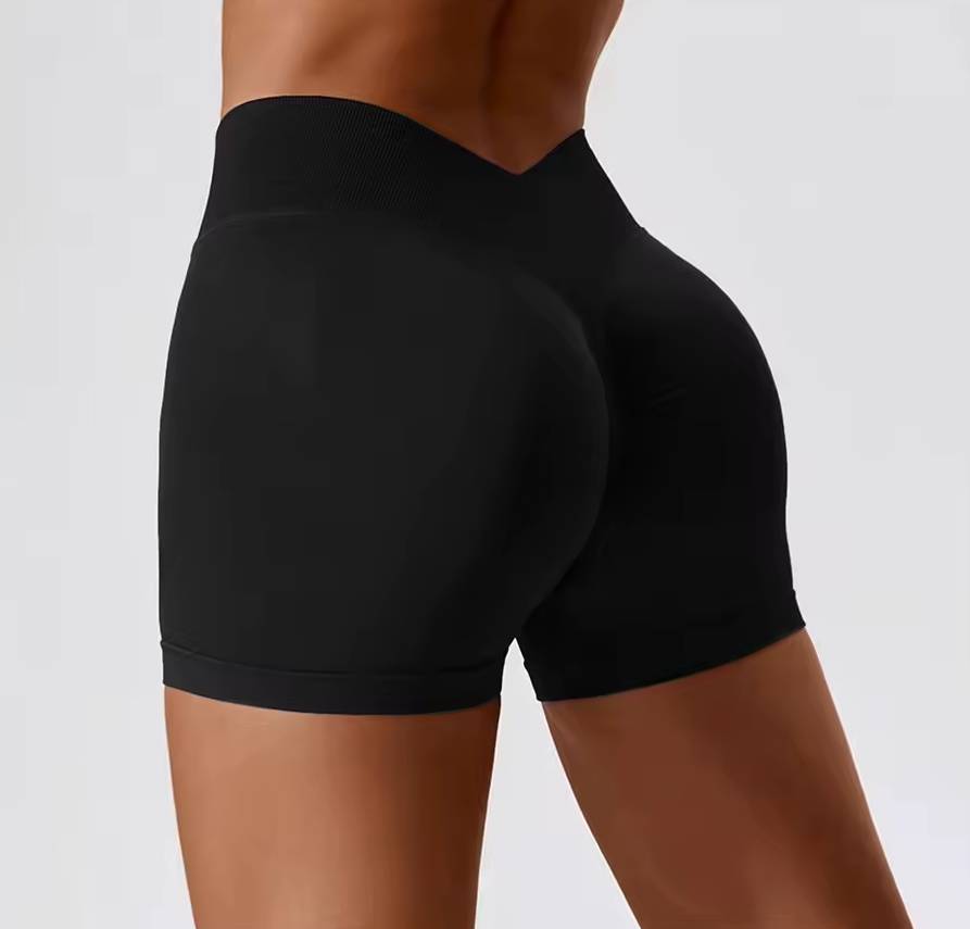 Trendy Breathable Scrunch Sports Buttock Lift Cycling Shorts
