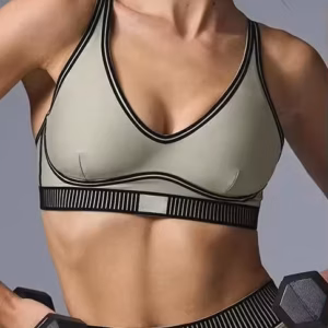 Trendy Comfortable Cotton Blend Naked Hip Sports Bras
