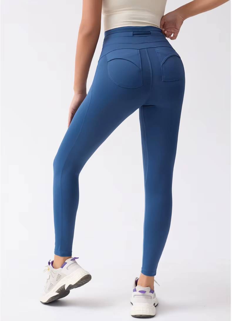 Trendy High Waisted Higher Quality Gym Ankle-Length Leggings - Image 8
