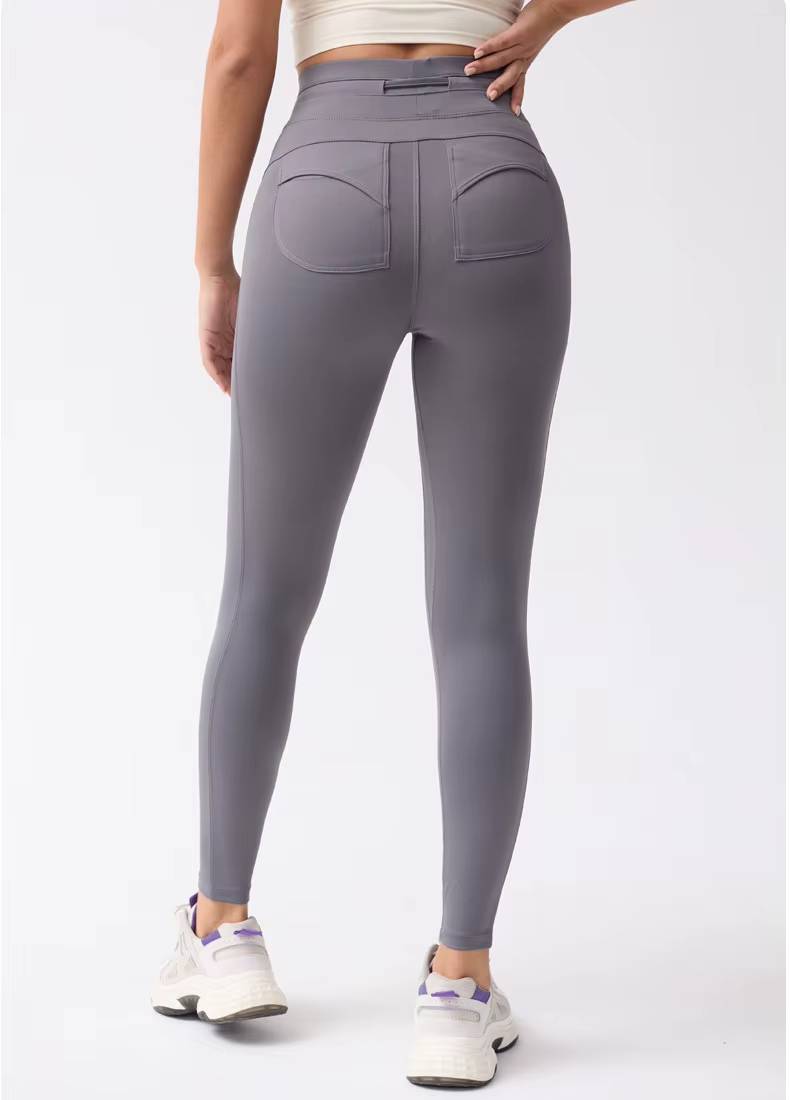 Trendy High Waisted Higher Quality Gym Ankle-Length Leggings - Image 5