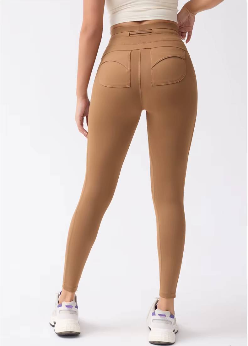 Trendy High Waisted Higher Quality Gym Ankle-Length Leggings - Image 2