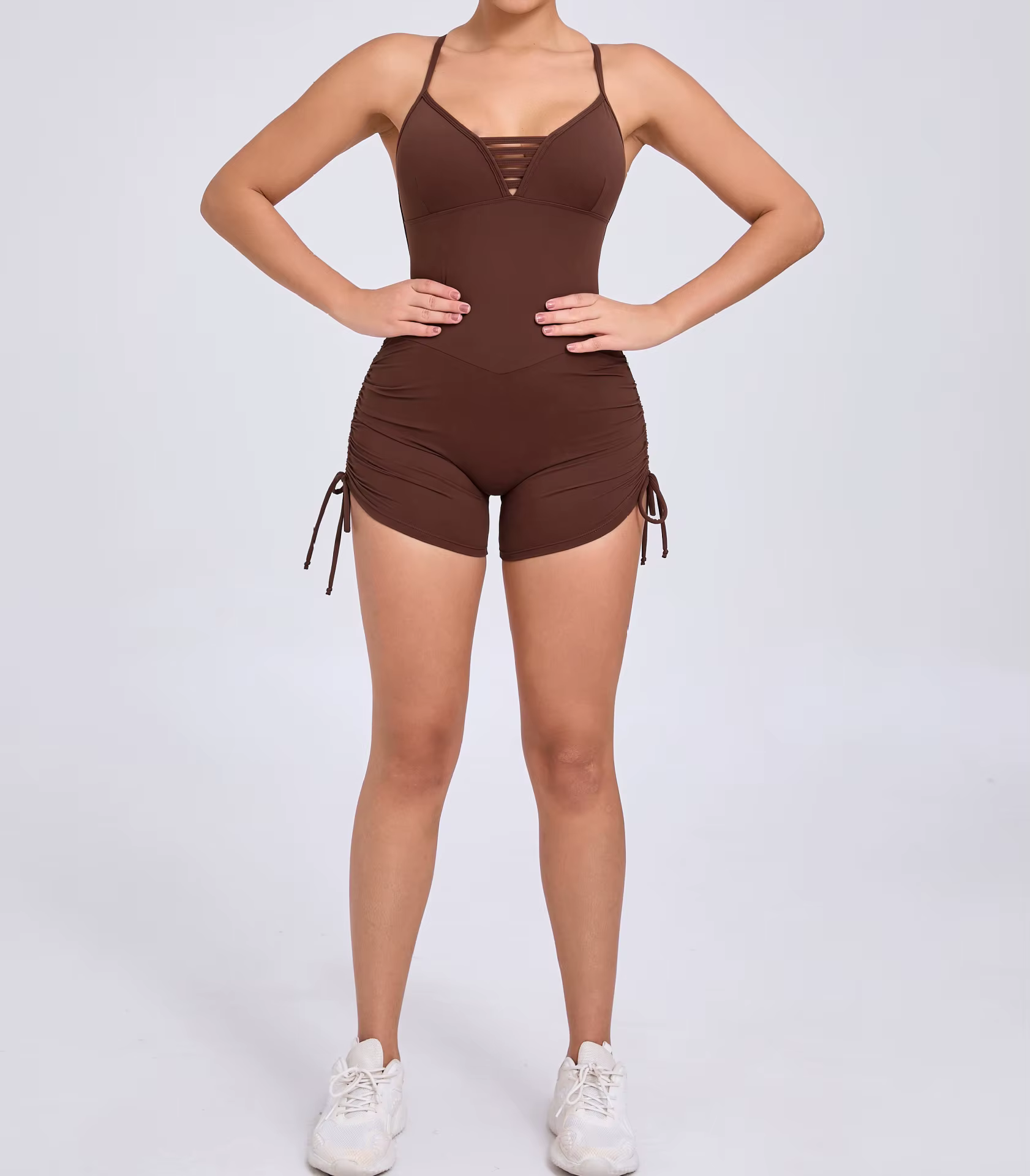 Trendy Hollow-Out Seamless Yoga One-Piece Jumpsuits