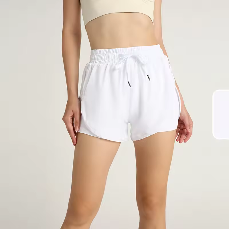 Trendy Lightweight Loose Athletic High Waist Quick Dry Breathable Yoga Shorts