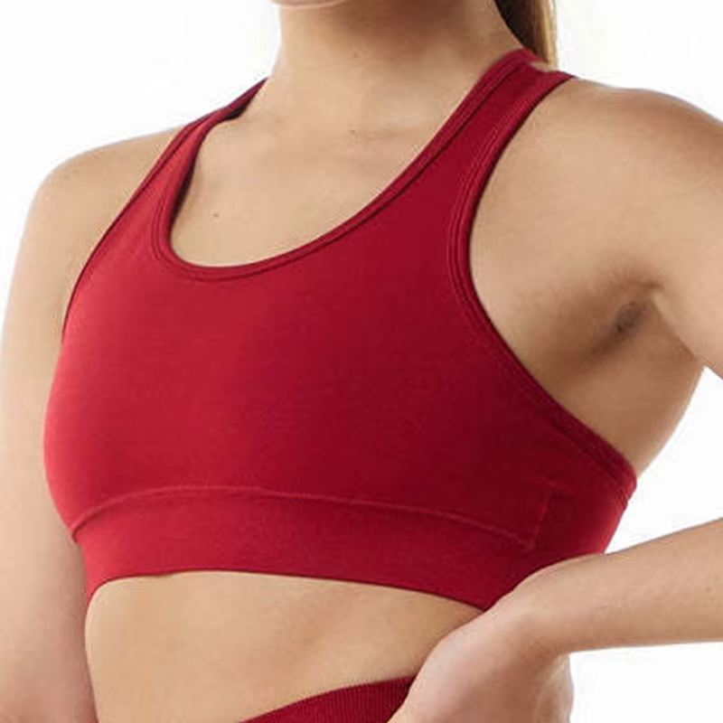 Trendy Padded Criss Cross Padded Backless Sports Crop Tops