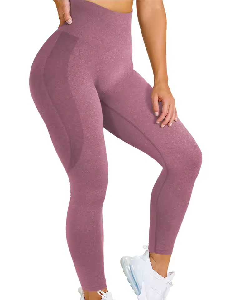 Trendy Seamless Tummy Control Gym High Waisted Sports Leggings - Image 16