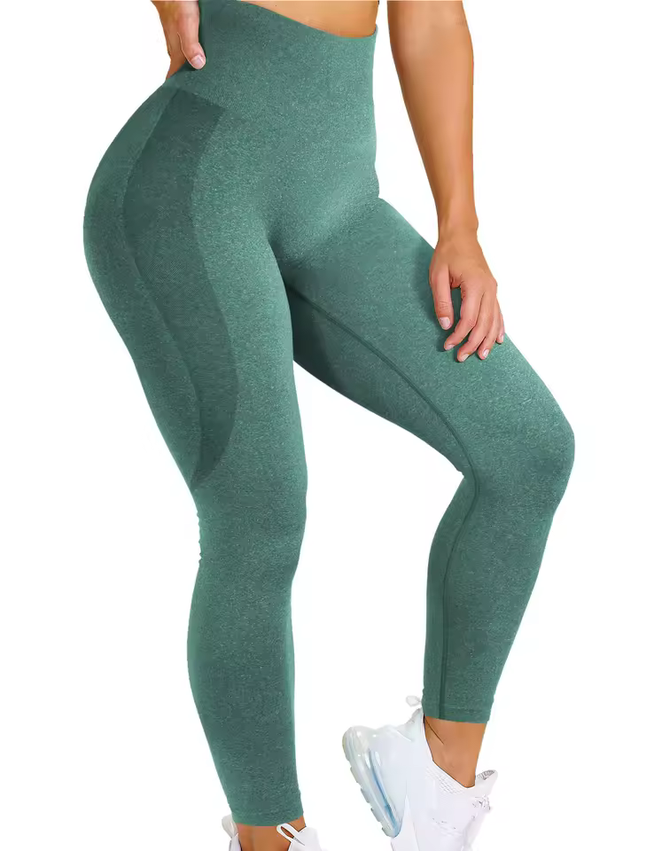 Trendy Seamless Tummy Control Gym High Waisted Sports Leggings - Image 5