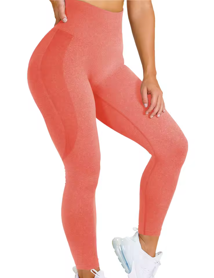 Trendy Seamless Tummy Control Gym High Waisted Sports Leggings - Image 14