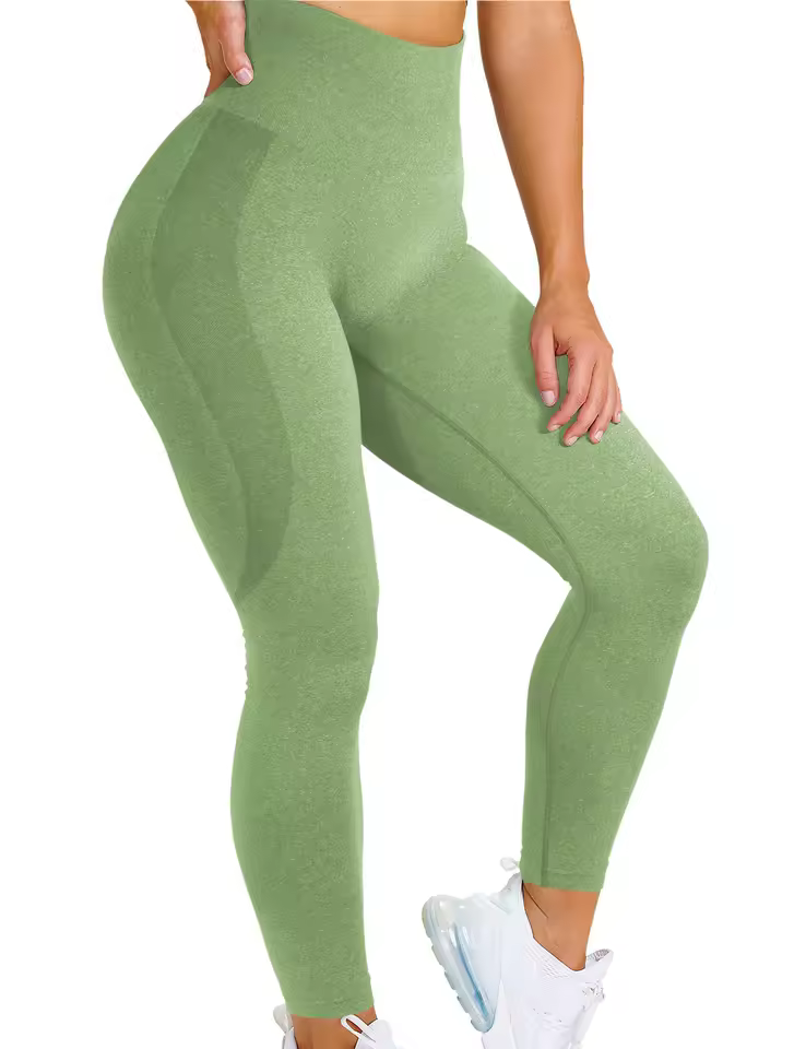 Trendy Seamless Tummy Control Gym High Waisted Sports Leggings - Image 15