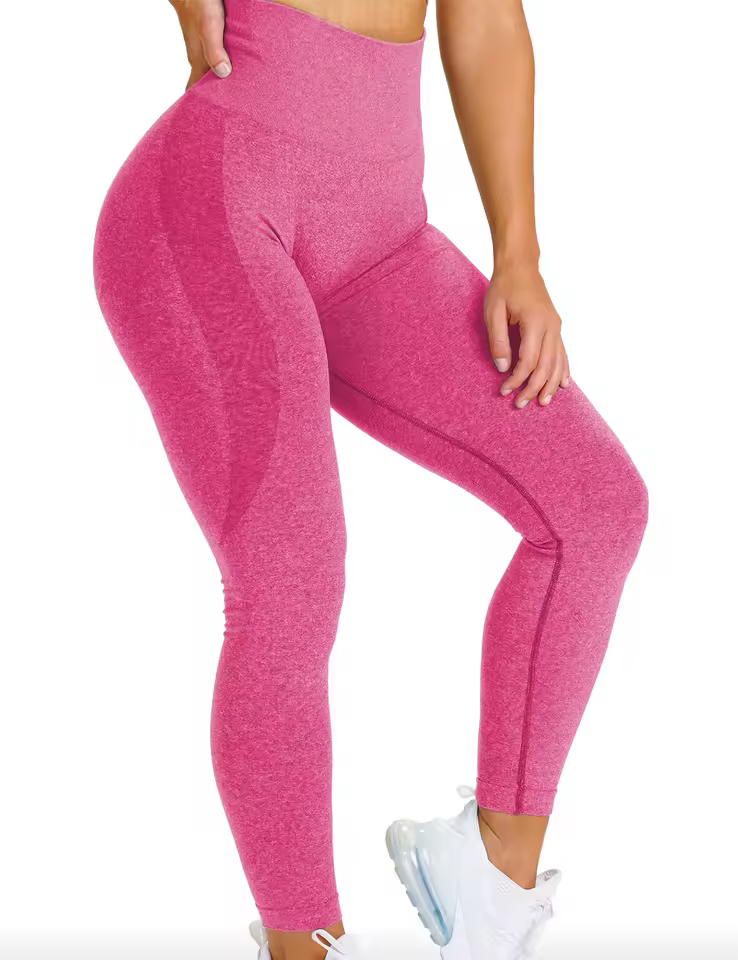 Trendy Seamless Tummy Control Gym High Waisted Sports Leggings - Image 4
