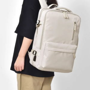 Trendy Solid Zipper Cabin Hand Luggage Aeroplane Travel School Backpack