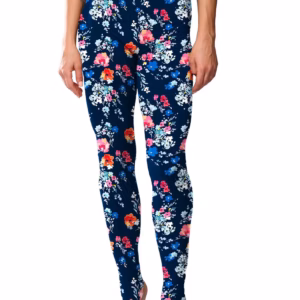 Trendy Stretchable Tights High Waist Floral Printed Leggings