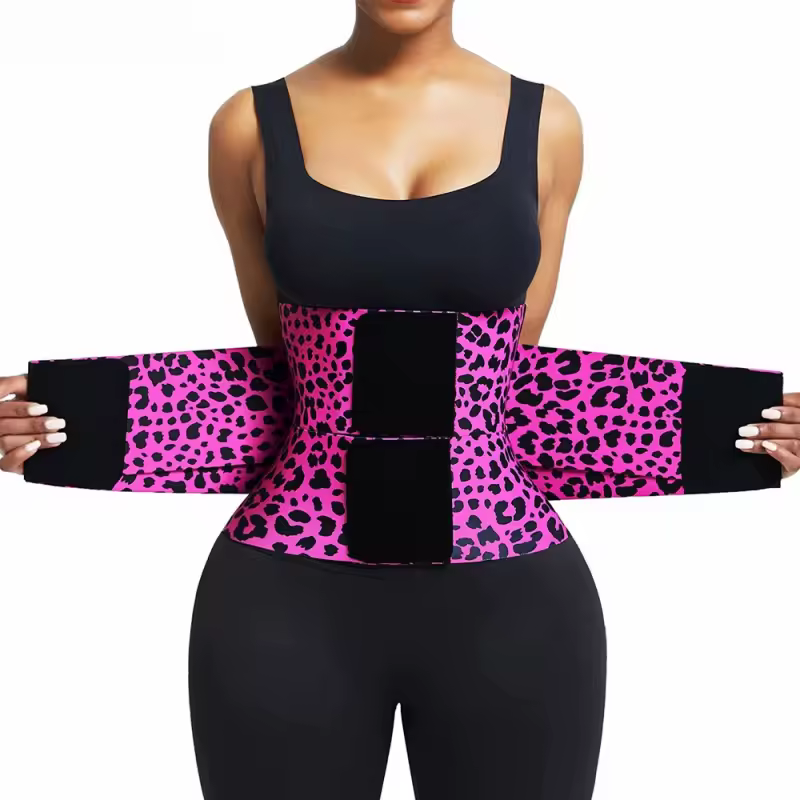Tummy Control Slimmer Belt Sweat Waist Band for Workout Gym