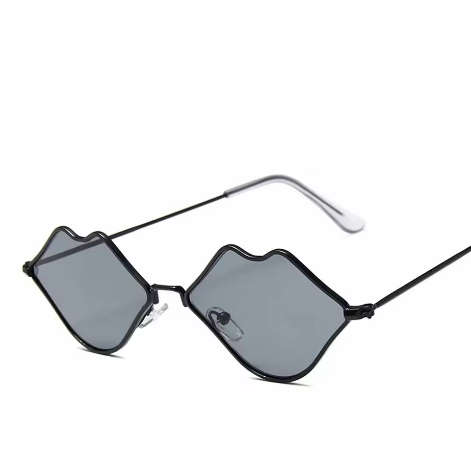 Trendy Vintage Acrylic Alloy Rave Party UV400 Sun Glasses