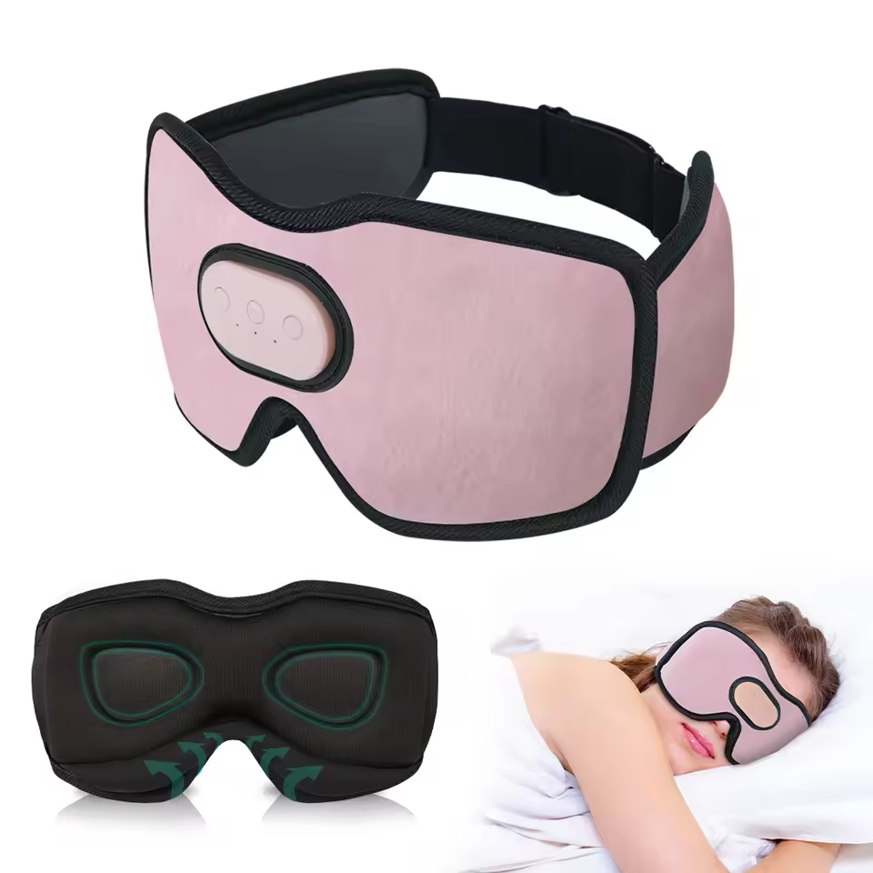 3D Bluetooth Sleep Headphone Surround Music for Travel Eye Mask