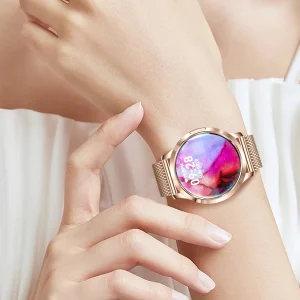 AMOLED HD Screen Sport Fitness Bracelet Bluetooth Call Luxury Smartwatch