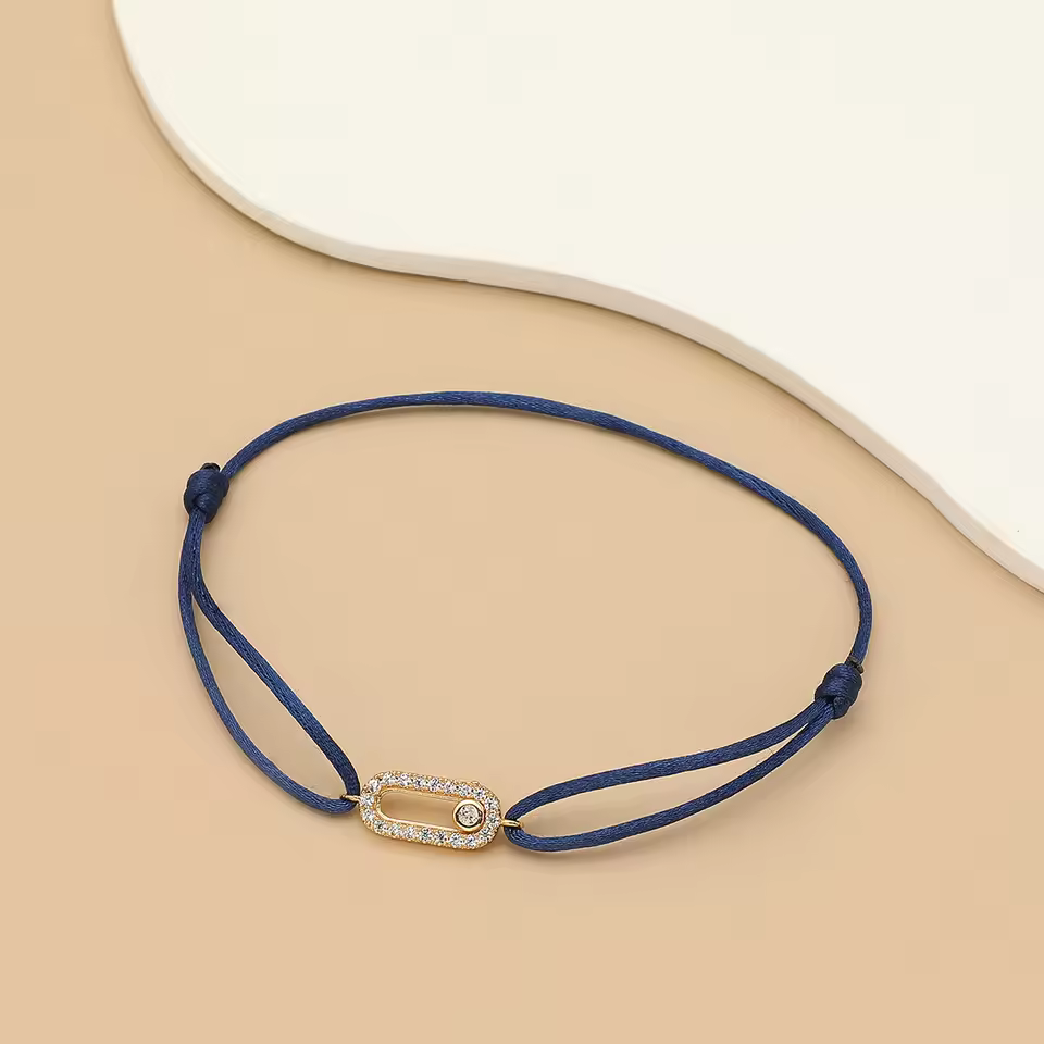 Adjusted Size Can Move Stone Multiple Colors Rope Woven Bracelets - Image 6