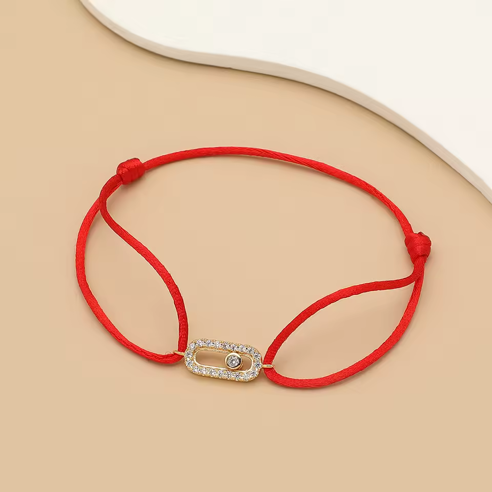 Adjusted Size Can Move Stone Multiple Colors Rope Woven Bracelets - Image 13