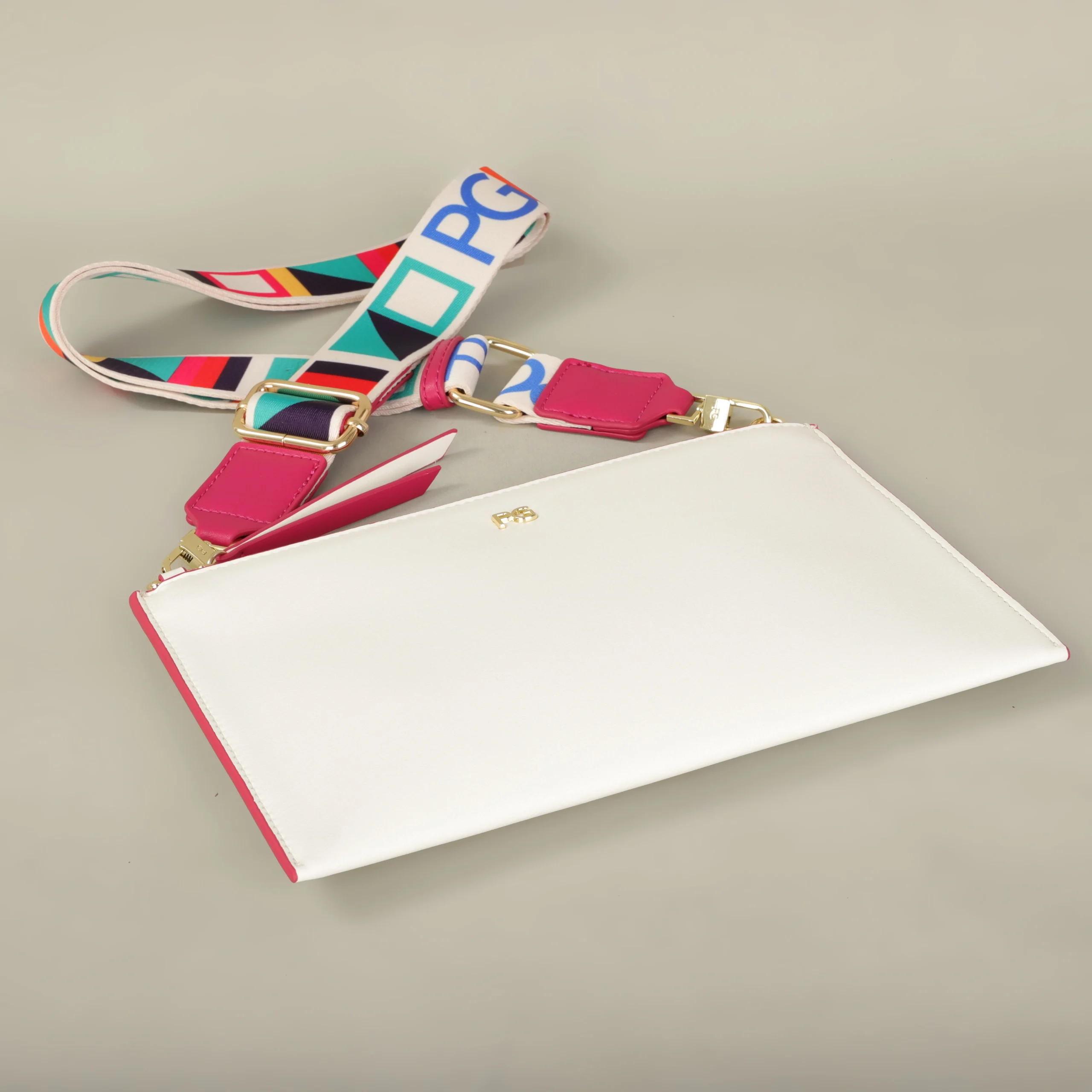Appliques Letter Business Commuter Party Handheld Envelope Bag - Image 12