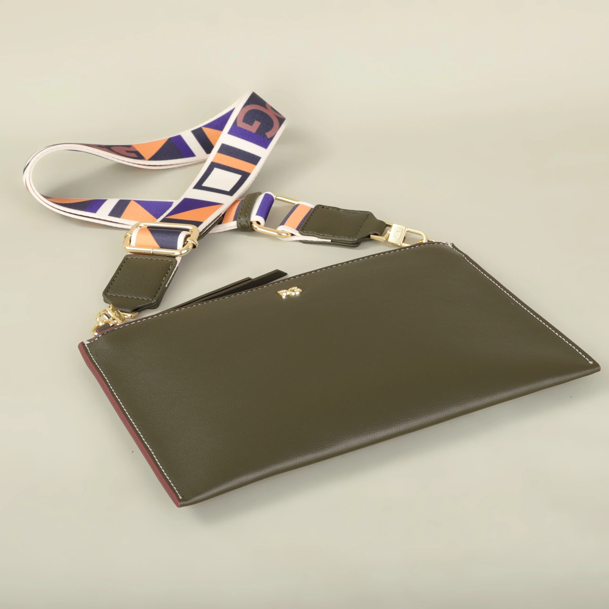 Appliques Letter Business Commuter Party Handheld Envelope Bag - Image 17