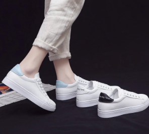 Casual Fashion Breathble Pu Leather Platform Lace Up Shoes